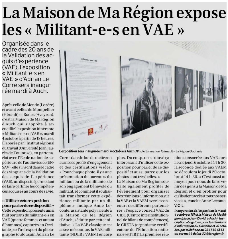 Article Dépêche VAEM